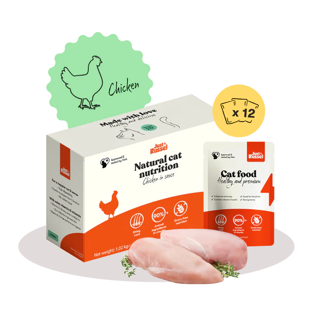     Just Russel nat kattenvoer - 12x85g